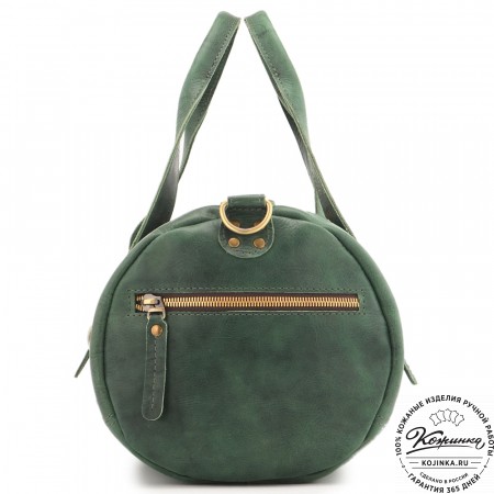  Кожаная сумка "Тайлер" (изумруд) 